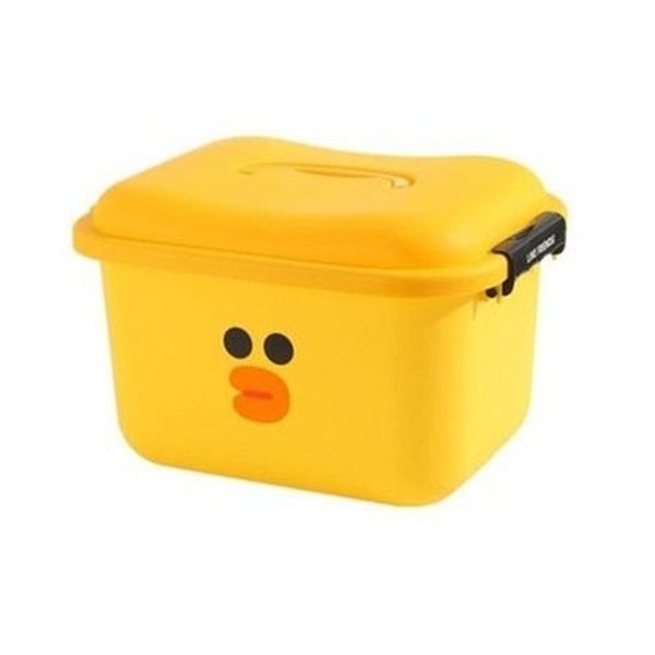 LINE FRIENDS Storage Box Household Storage Containers Sally LINE FRIENDS Anime Brown Sally Kawaii Storage Box - Dondepiso