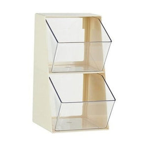 Tea Canister Containers Household Storage Containers White Plastic Tea Canister Storage Container · Dondepiso