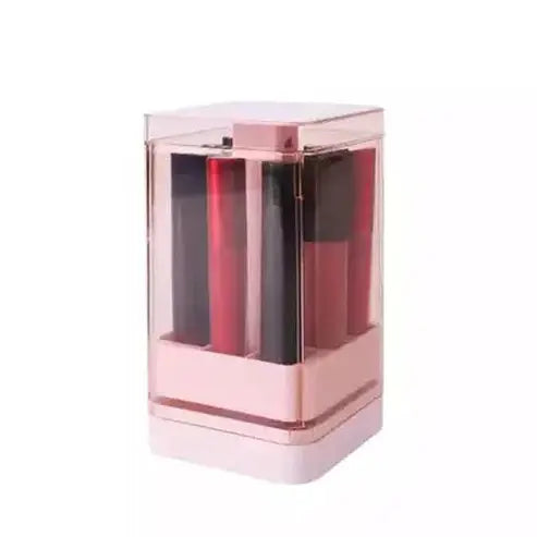 Pop-up Lipstick Stand Household Storage Containers Pink / long size Pop-up 12-Grids Storage Lipstick Stand – Dondepiso