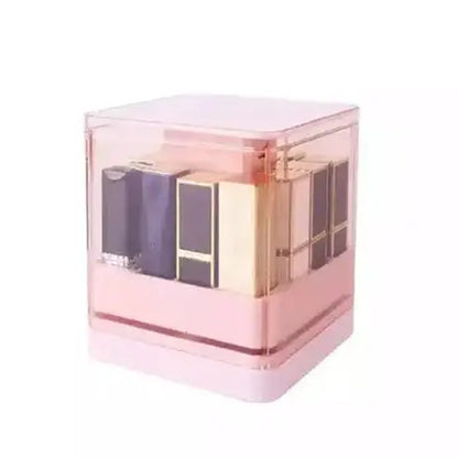 Pop-up Lipstick Stand Household Storage Containers Pink / wide size Pop-up 12-Grids Storage Lipstick Stand – Dondepiso