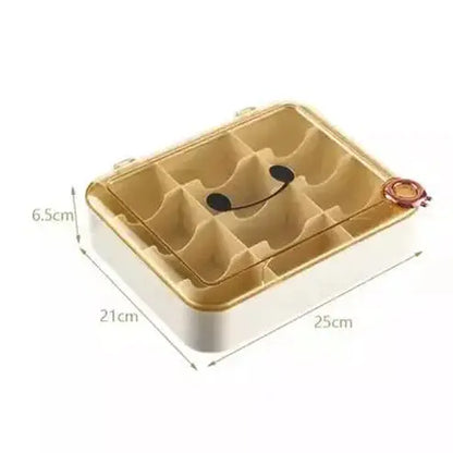 Socks Storage Box Household Storage Containers Sturdy Storage Box for Socks with Lid · Dondepiso