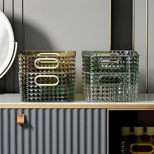 Sundries Desktop Storage Box Household Storage Containers Transparent Sundries Desktop Storage Box · Dondepiso