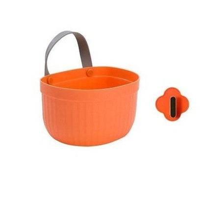 Sundry Storage Baskets Household Storage Containers Orange / M Wall Mount Sundries Storage Baskets – Dondepiso