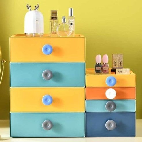 Stackable Storage Drawers Household Storage Drawers Stackable Plastic Storage Drawers for Sundries – Dondepiso