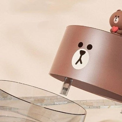 LINE FRIENDS Box Humidifier Humidifiers Brown LINE FRIENDS Kawaii Brown Sally Cartoon Music Box - Dondepiso