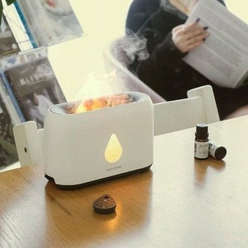Flame Humidifier Lamp Humidifiers Small Flame Humidifier Aromatherapy Lamp - Dondepiso