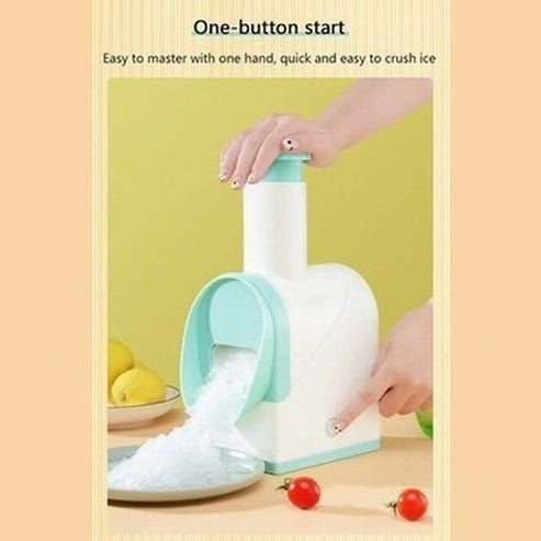 Electric Ice Crusher Ice Crushers & Shavers Green Electric Kitchen Ice Crusher USB Charging · Dondepiso