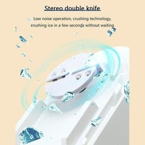 Electric Ice Crusher Ice Crushers & Shavers Green Electric Kitchen Ice Crusher USB Charging · Dondepiso