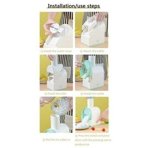 Electric Ice Crusher Ice Crushers & Shavers Green Electric Kitchen Ice Crusher USB Charging · Dondepiso