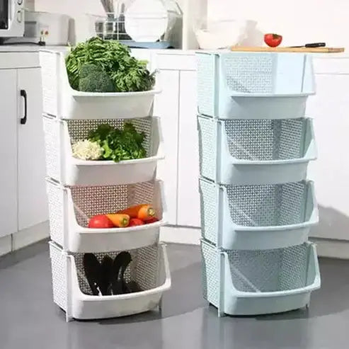 Kitchen Storage Baskets Kitchen Organizers Stackable Plastic Kitchen Storage Baskets · Dondepiso