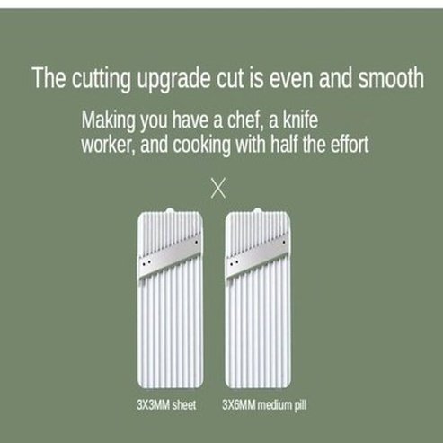 5-1 Cutter Slicer Kitchen Slicers Green 5 In 1 Kitchen Food Slicer With Basket · Dondepiso