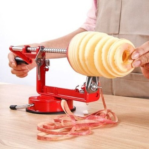 Slicer Apple Machine Kitchen Slicers Red Apple corer extractor peeler machine – Dondepiso 
