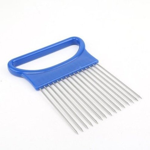 Onion Cutting Needle Kitchen Slicers Random Color Cutting Fork for Fruits and Vegetables · Dondepiso