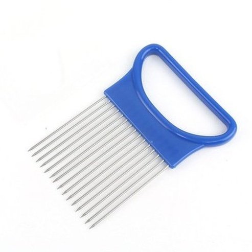 Onion Cutting Needle Kitchen Slicers Random Color Cutting Fork for Fruits and Vegetables · Dondepiso