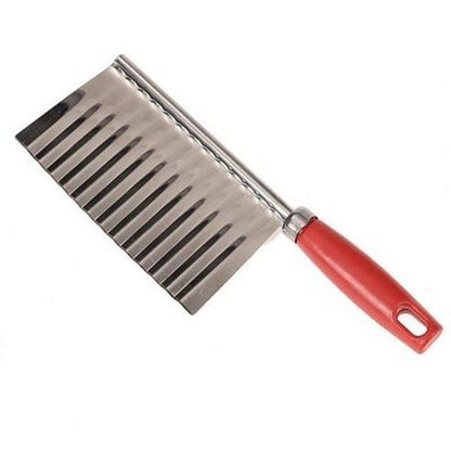 French Fries Slicing Knife Kitchen Slicers Red Durable Iron Manual French Fries Slicing Knife – Dondepiso