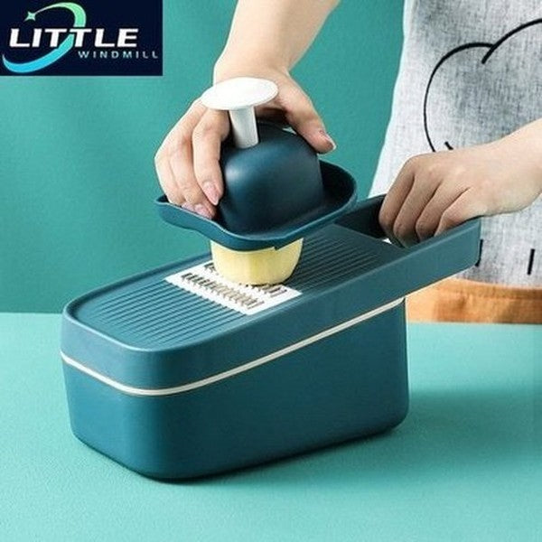 Kitchen Slicer Cutter Kitchen Slicers Blue Multi-Function Kitchen Slicer For Vegetables · Dondepiso