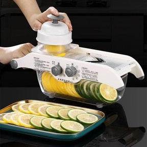 Vegetable Slicer With Basket Kitchen Slicers Slicer with box Multifunctional Lemon Vegetable Slicer With Basket · Dondepiso