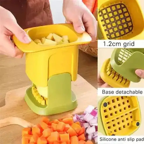 Press Food Processor Kitchen Slicers Quick And Easy Hand Press Food Processor - Dondepiso