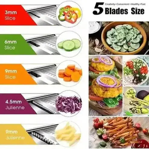 Kitchen Food Cutter Kitchen Slicers Black Strong and Durable Kitchen Food Cutter - Dondepiso