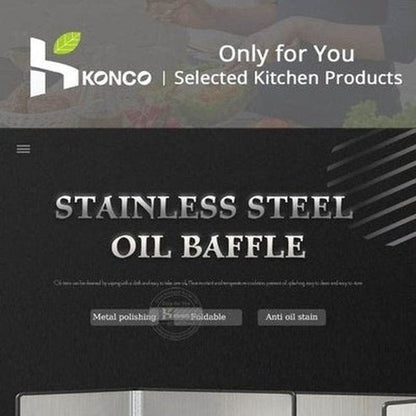 Stainless-Steel Cooking Oil Splash Folding Screen Protector, Stainless-Steel Oil Splatter Protective Screen