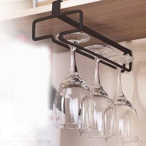Wine Glass Cup Rack   Kitchen Utensil Holders & Racks Multifunction Hanging Wine Glass Rack – Dondepiso