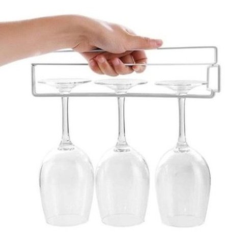 Wine Glass Cup Rack   Kitchen Utensil Holders & Racks Multifunction Hanging Wine Glass Rack – Dondepiso