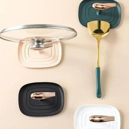 Pan Lid Holder Kitchen Utensil Holders & Racks Pan Lid Holder Spoon Holder Pot Spatula Organizer – Dondepiso
