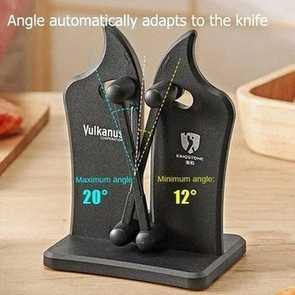 Damascus Knife Sharpener Knife Sharpeners Easy Safe Damascus Kitchen Knife Sharpener - Dondepiso