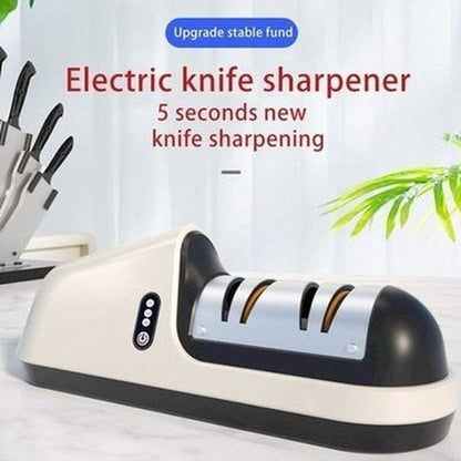 Electric Fast Sharpener Knife Sharpeners Electric Knife Sharpener Fast USB Charging - Dondepiso