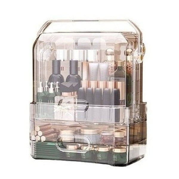 Large Capacity Desktop Cosmetic Storage Box. Organizer Cosmetic Storage Box Makeup Organizer Lipstick Holder Clear Acrylic Drawer. Type: Household Storage Containers.