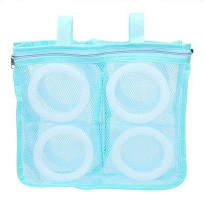 Mesh Laundry Bag Laundry Wash Bags & Frames Blue Mesh Laundry Wash Bags for Protective Underwear – Dondepiso