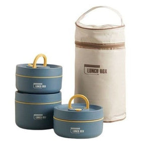Sealed Food Box Kit Lunch Boxes & Totes 3 layer Sealed Food Box Kit With Storage Bag · Dondepiso