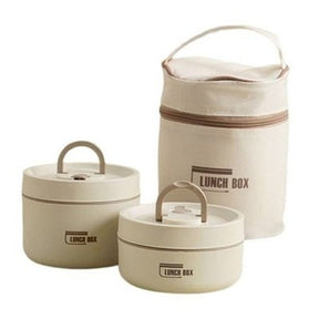 Sealed Food Box Kit Lunch Boxes & Totes 2 layer 2 Sealed Food Box Kit With Storage Bag · Dondepiso