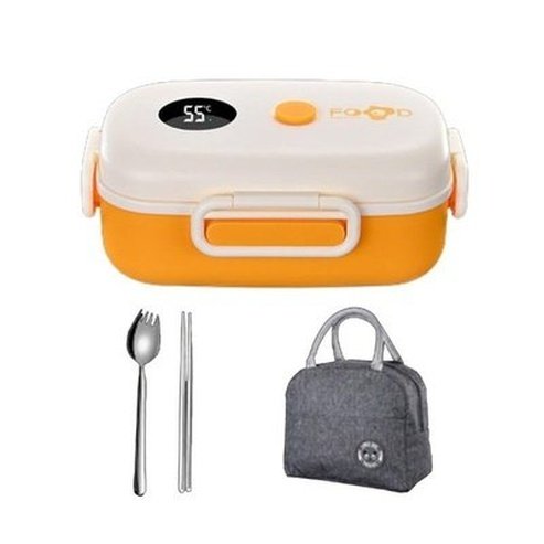 Retro Lunch Box Lunch Boxes & Totes Yellow Thermal Insulated Retro Lunch Box · Dondepiso