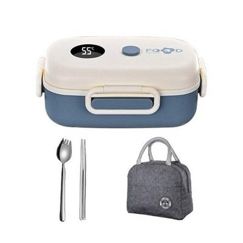 Retro Lunch Box Lunch Boxes & Totes Blue Thermal Insulated  Retro Lunch Box · Dondepiso