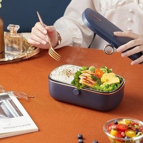 Steel Electric Lunch Box Lunch Boxes & Totes Thermal Insulation Steel Electric Lunch Box - Dondepiso