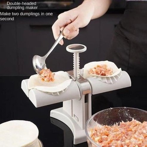 Automatic Dumpling Machine Pasta Molds & Stamps Automatic Dumpling Machine Double Head Mold – Dondepiso