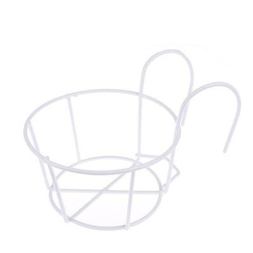 Round Hanging Pot Pot & Planter Liners White / 3 Round Hanging Iron Pot for Outdoor use · Dondepiso
