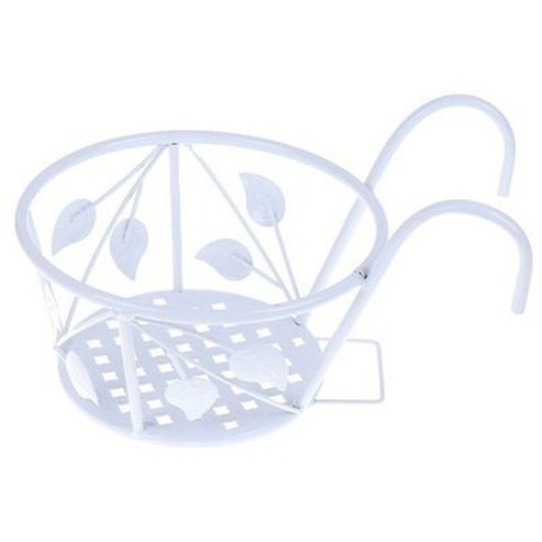 Round Hanging Pot Pot & Planter Liners White / 2 Round Hanging Iron Pot for Outdoor use · Dondepiso