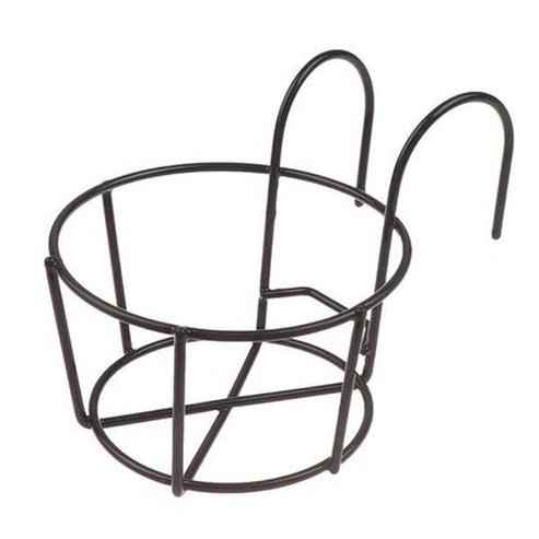 Round Hanging Pot Pot & Planter Liners Black / 3 Round Hanging Iron Pot for Outdoor use  · Dondepiso