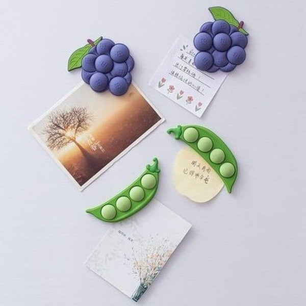 Cartoon Refrigerator Magnets Refrigerator Magnets Cartoon Grape Peas PVC Refrigerator Magnets · Dondepiso
