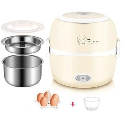 MINI Rice Cooker Rice Cookers yellow / 220V / US MINI electric rice cooker with thermal heating · Dondepiso