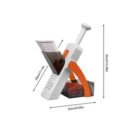Safe Vegetable Slicer with Storage Basket