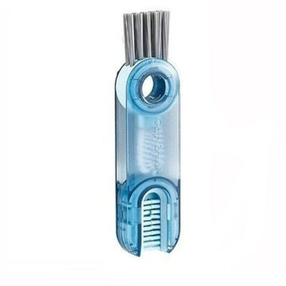 Cup Cleaning Brush Scrub Brushes Blue 3 In 1 Cup Lid Cleaning Brush U-shaped · Dondepiso