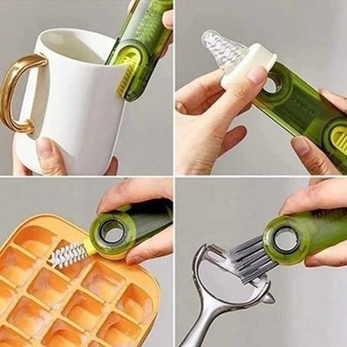 Cup Cleaning Brush Scrub Brushes 3 In 1 Cup Lid Cleaning Brush U-shaped · Dondepiso