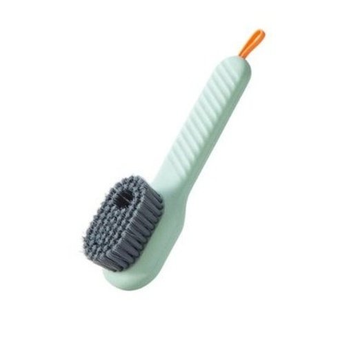 Shoe Cleaning Brush Scrub Brushes Green Multifunctional Refillable Shoe Cleaning Brush - Dondepiso