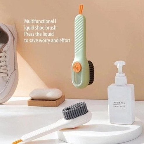 Shoe Cleaning Brush Scrub Brushes Multifunctional Refillable Shoe Cleaning Brush - Dondepiso
