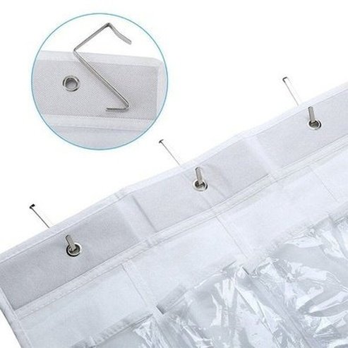 24 Grid Shoe Rack Shoe Racks & Organizers 24 Grid Hanging Over Door Shoe Organizer Rack - Dondepiso