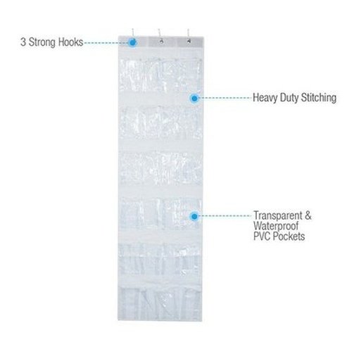 24 Grid Shoe Rack Shoe Racks & Organizers 24 Grid Hanging Over Door Shoe Organizer Rack - Dondepiso