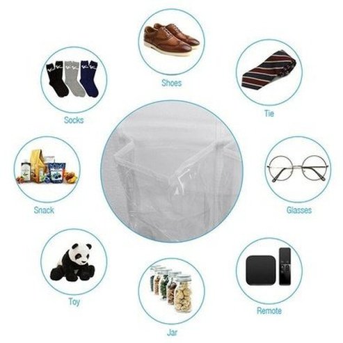 24 Grid Shoe Rack Shoe Racks & Organizers 24 Grid Hanging Over Door Shoe Organizer Rack - Dondepiso